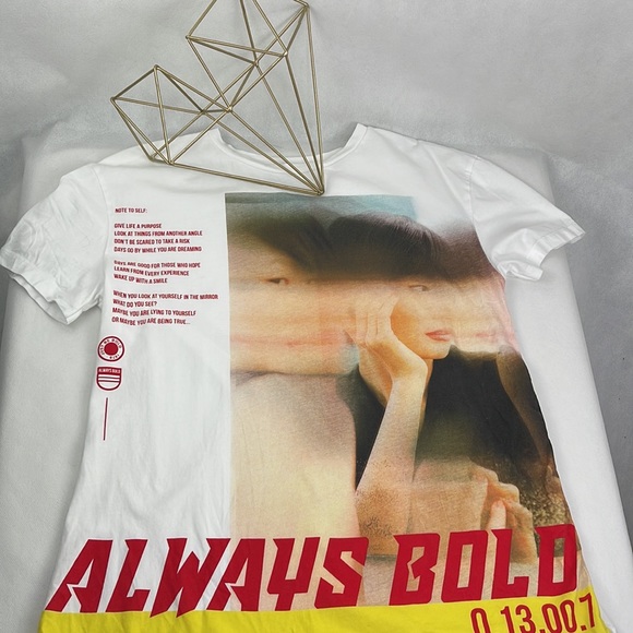 Zara Collection Graphic Front T-Shirt - Picture 3 of 7